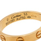 Original Cartier Love 18K Yellow Gold Wedding Band Ring Size 53