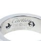 Original Cartier Love 6 Diamond 18K White Gold Ring Size 47