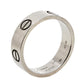 Original Cartier Love 18K White Gold Band Ring Size 54