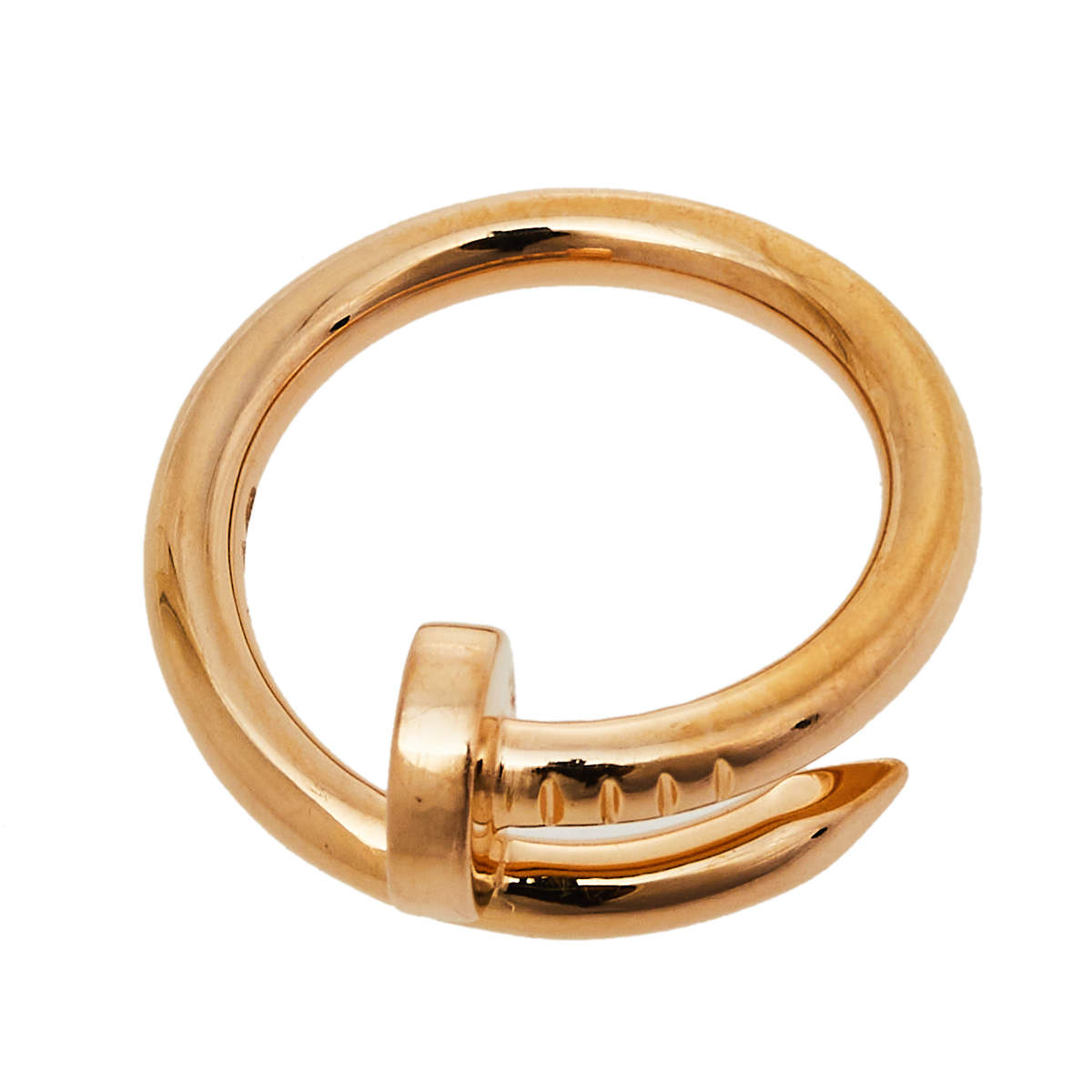 Original Cartier Juste Un Clou 18K Rose Gold Ring Size 52