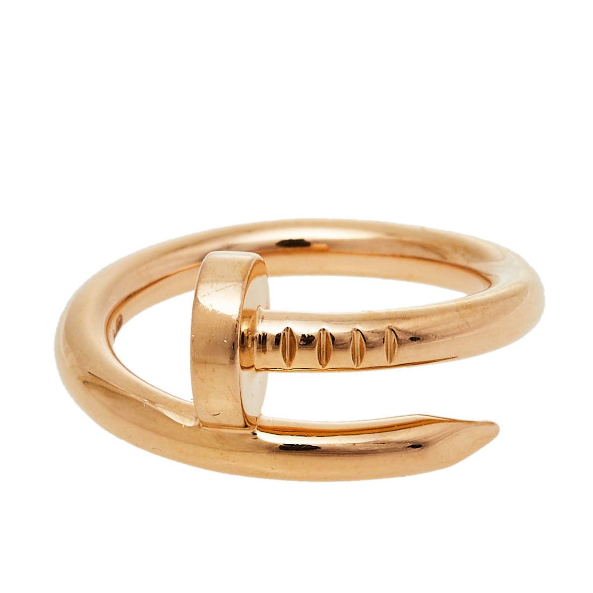 Original Cartier Juste Un Clou 18K Rose Gold Ring Size 52