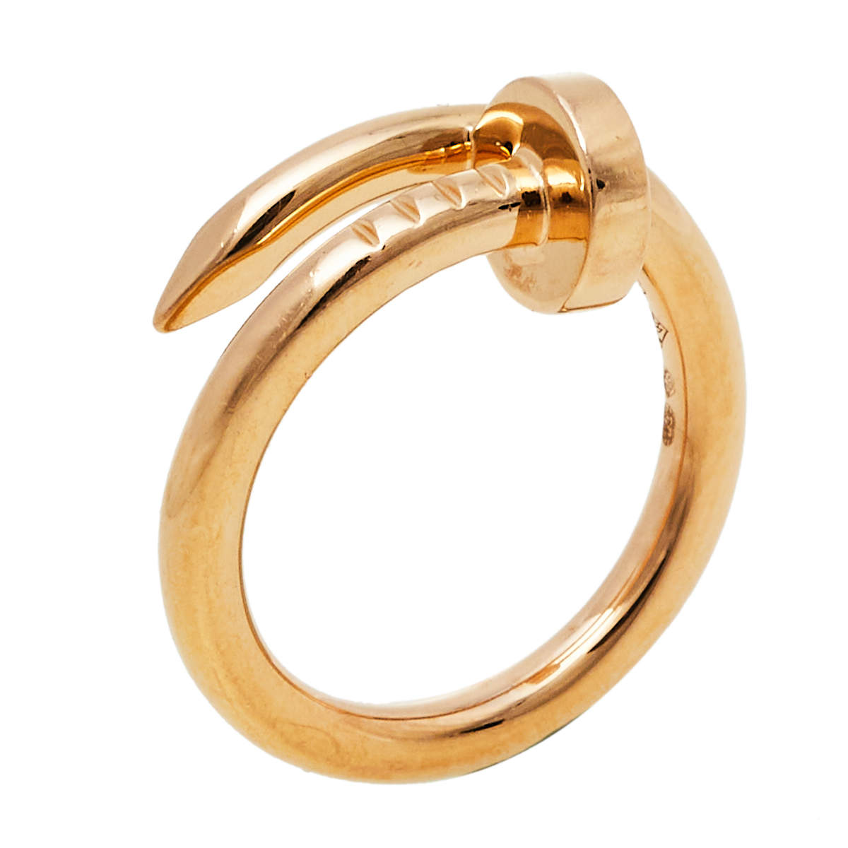 Original Cartier Juste Un Clou 18K Rose Gold Ring Size 52