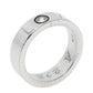 Original Cartier Love Diamond 18K White Gold Band Ring Size 53