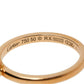 Original Cartier Diamants Légers Heart Motif Diamond 18K Rose Gold Ring Size 50