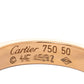 Original Cartier Love 18K Rose Gold Wedding Band Ring Size 50