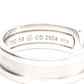 Original Cartier C De Cartier 18K White Gold Ring Size EU 58