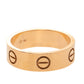 Original Cartier Love 18K Rose Gold Band Ring Size 53