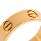 Original Cartier Love 18K Yellow Gold Band Ring Size 53