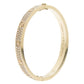 Original Cartier Love Diamond Paved Yellow Gold Bracelet Size 17