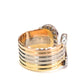 Original Cartier C De cartier Trinity 18K Yellow, Rose, White Gold and Diamond Ring EU 51