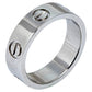 Original Cartier Love Platinum Band Ring Size 51