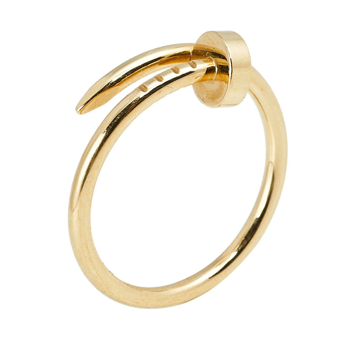 Original Cartier Juste Un Clou 18K Yellow Gold Ring Size 54