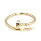 Original Cartier Juste Un Clou 18K Yellow Gold Ring Size 54