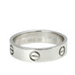 Original Cartier Love Platinum Band Ring Size 63