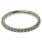 Original Cartier Diamond Paved White Gold Wedding Band Ring Size 47