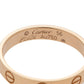 Original Cartier Love 18K Rose Gold Narrow Wedding Band Ring 56