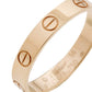 Original Cartier Love 18K Rose Gold Narrow Wedding Band Ring 56