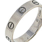 Original Cartier Love 18k White Gold Narrow Wedding Band Ring Size 54