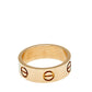 Original Cartier Love 18k Yellow Gold Band Ring Size 50