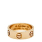 Original Cartier Love 18k Yellow Gold Band Ring Size 50