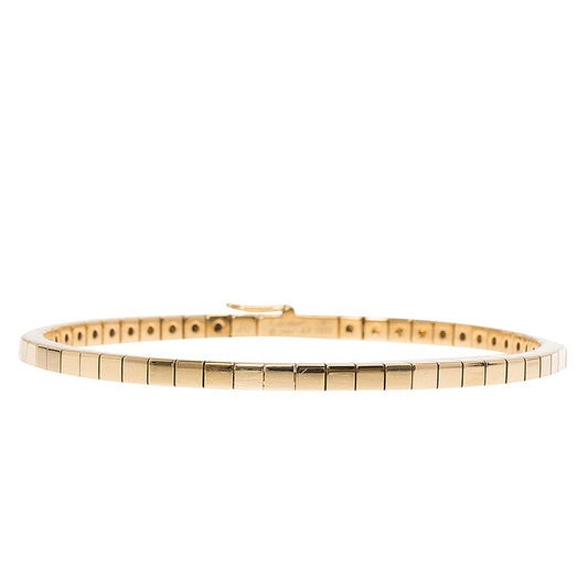 Original Cartier Lanières Yellow Gold Bracelet Size 16