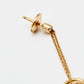 Original Cartier Trinity Diamonds 18k Three Tone Gold Drop Earrings