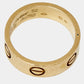 Original Cartier Love 18k Yellow Gold Band Ring Size 52