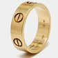 Original Cartier Love 18k Yellow Gold Band Ring Size 52