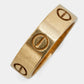 Original Cartier Love 18k Yellow Gold Band Ring Size 52