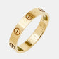 Original Cartier Love 18k Yellow Gold Wedding Band Ring Size 55