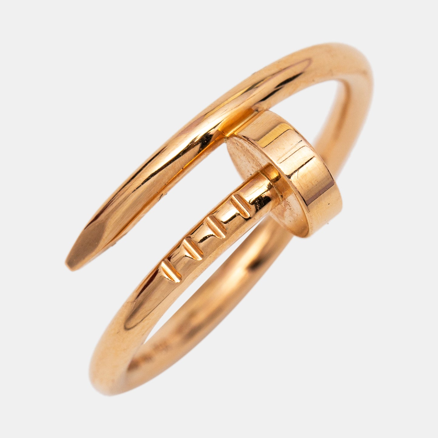 Original Cartier Juste Un Clou 18k Rose Gold Small Model Ring Size 49