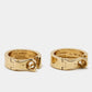 Original Cartier Love 18k Yellow Gold Hoop Earrings