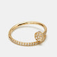 Original Cartier Juste Un Clou Diamond 18k Yellow Gold Ring Size 57