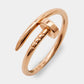 Original Cartier Juste Un Clou 18k Rose Gold Small Model Ring Size 52