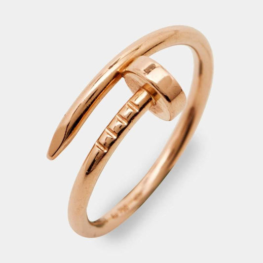 Original Cartier Juste Un Clou 18k Rose Gold Small Model Ring Size 52