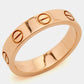 Original Cartier Love 18k Rose Gold Wedding Band Ring Size 47