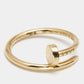 Original Cartier Juste Un Clou 18k Yellow Gold Small Model Ring Size 52