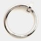 Original Cartier Juste un Clou 18K White Gold Ring Size 51