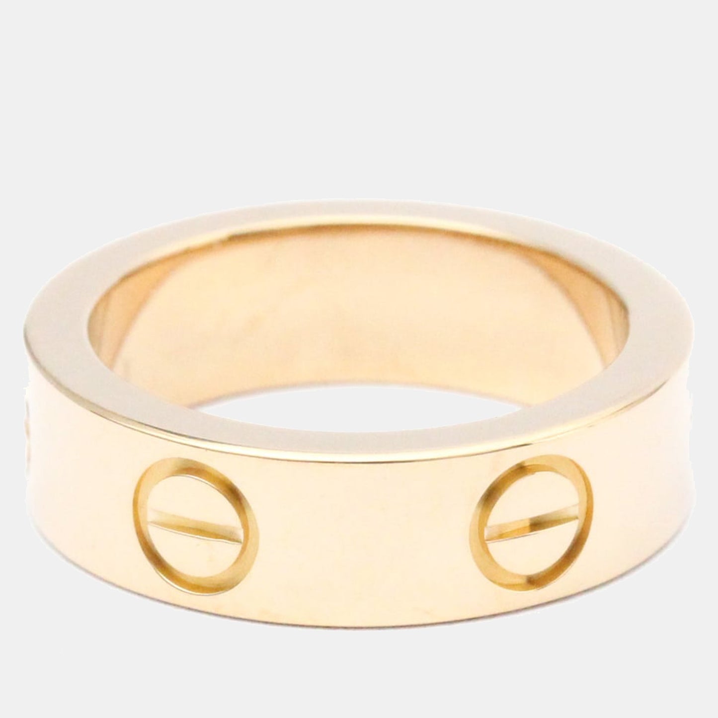 Original Cartier Love 18K Rose Gold Sapphire Ring EU 49