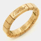 Original Cartier Lanieres 18K Yellow Gold Ring Size 48