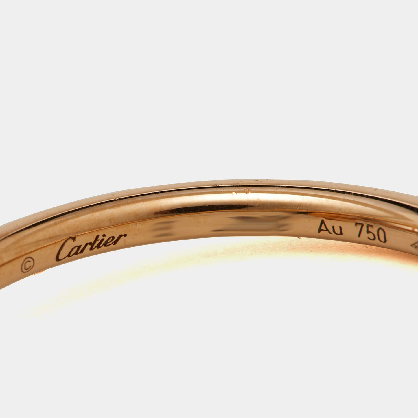 Original Cartier Juste Un Clou 18k Rose Gold Small Model Ring Size 53