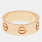 Original Cartier Love 18K Rose Gold Band Ring Size 50