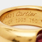 Original Cartier Eclipse Tourmaline 18k Yellow Gold Ring Size 52