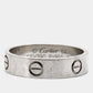 Original Cartier Love Platinum Ring Size 64