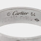 Original Cartier Love Platinum Ring Size 64