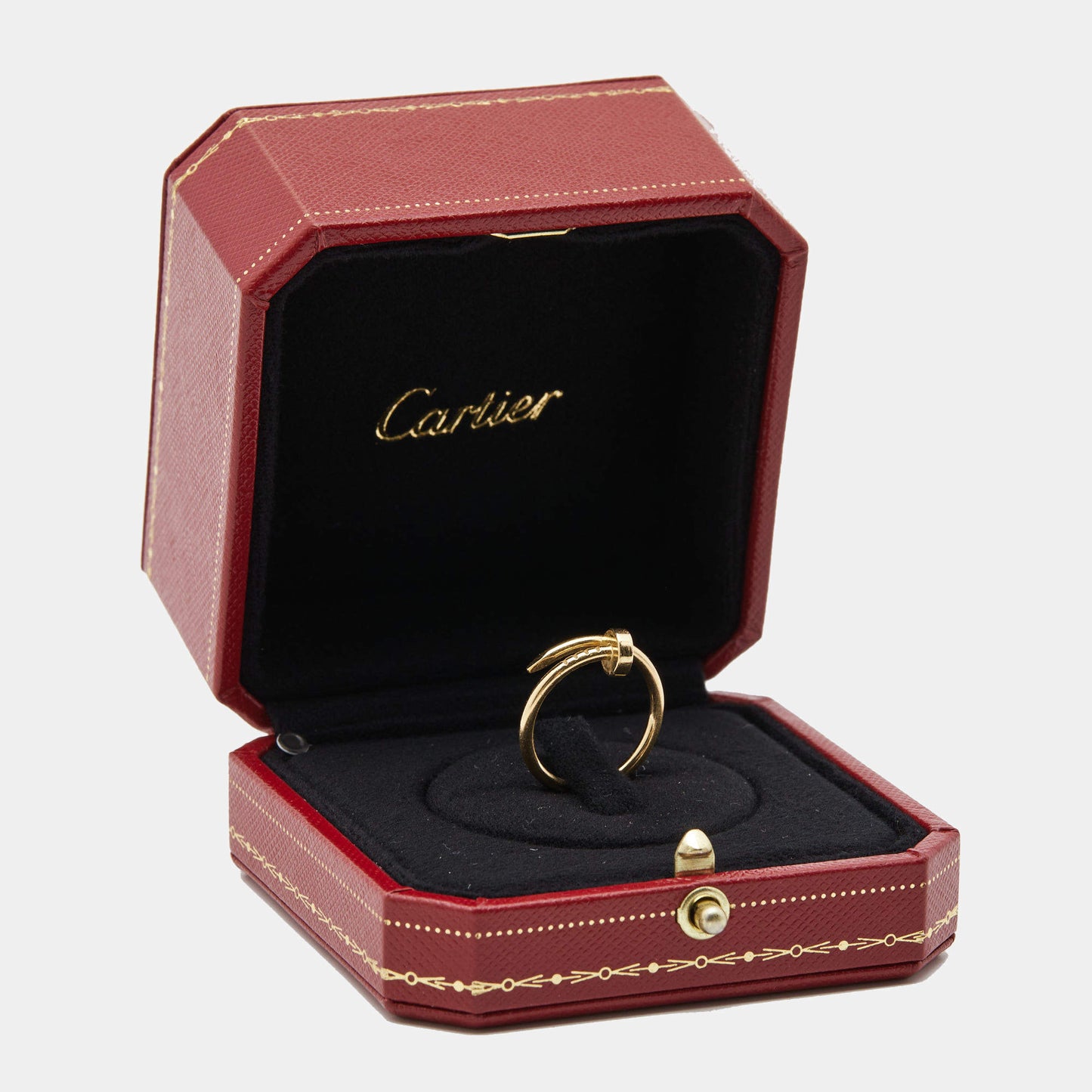 Original Cartier Juste Un Clou 18k Yellow Gold Small Model Ring Size 51