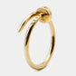 Original Cartier Juste Un Clou 18k Yellow Gold Small Model Ring Size 51