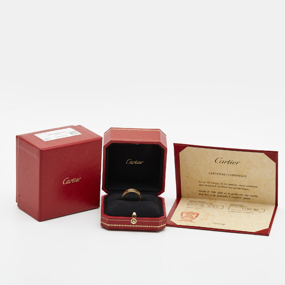 Original Cartier Love 18k Yellow Gold Ring  Size 60