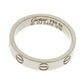 Original Cartier Love White Gold Wedding Band Ring Size 50