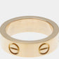 Original Cartier 18K Rose Gold and Sapphire Love Band Ring EU 50